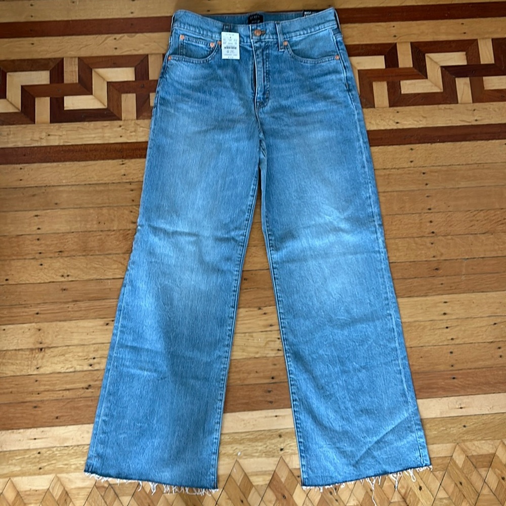 J crew wide leg jeans. Size 27